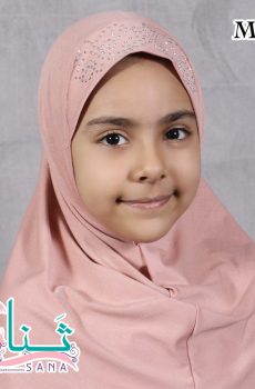 Girls' veil with a jeweled veil